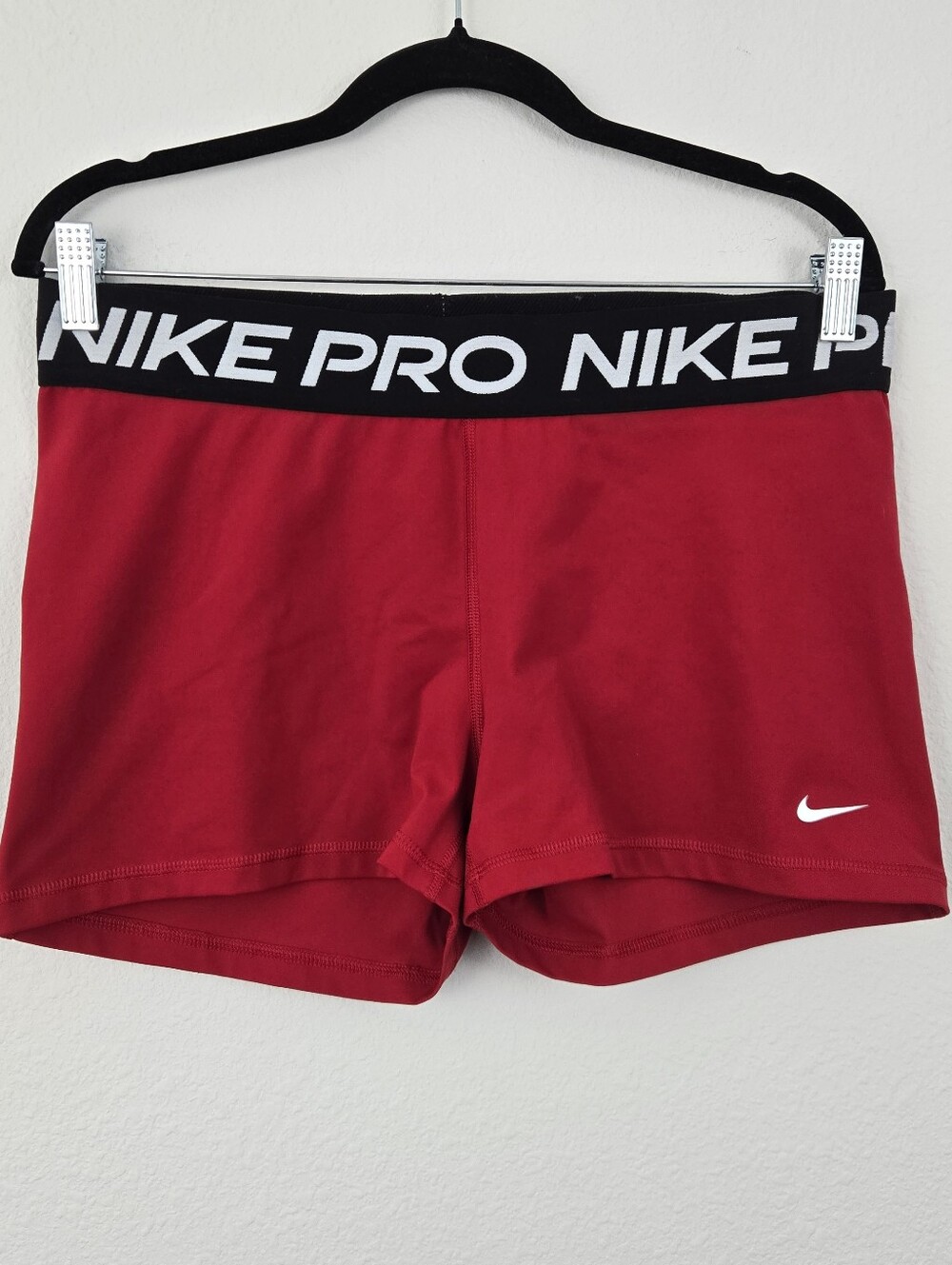 Red Nike Pro Shorts